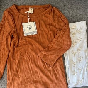 Kate Quinn Orange Top